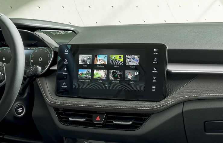 Connectivité de la Škoda Fabia